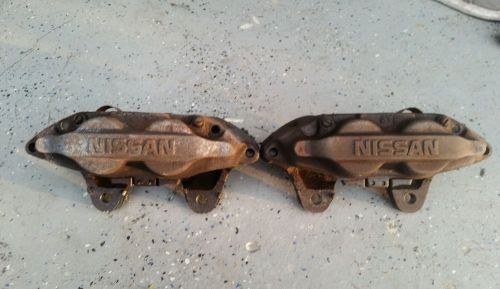 Nissan 300zx front 30mm iron brake calipers and hardware 240sx s13/s14