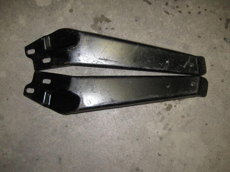 1973 thru  1974  corvette  front  outer  bumper  brkts,  g.m.  originals