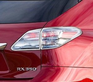 09-15 lexus rx350 rx450h chrome taillight tail light trim bezel cover jdm