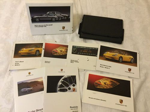 2003 porsche boxster owners manual