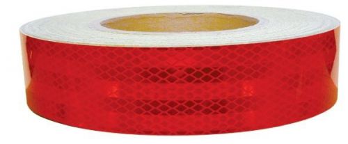 3m red conspicuity reflective tape  2&#034; x 24&#039;  diamond grade dot  truck trailer