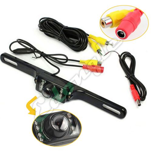 Cmos car rear view reverse backup parking camera night vision waterproof 7 led