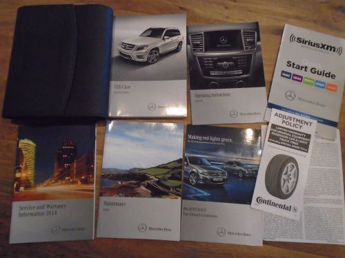 2014 mercedes glk250 glk350 owners manual &amp; books w/navigation free shipping