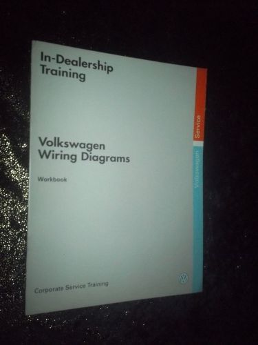 1990 vw in dealership training volkswagen wiring thin booklet factory original!