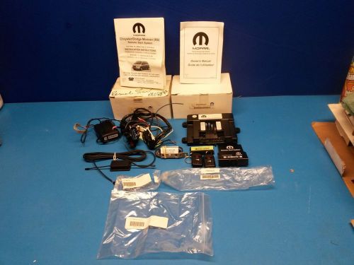 Factory oem mopar remote start system module &amp; install kits 05-07 minivan fobs