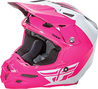 F2 carbon pure helmet fly racing73-41292x2xlpink/white/black