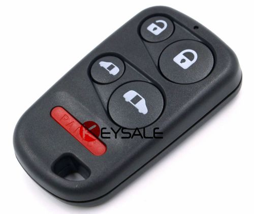 New 4 button+painc remote car key shell case fob for  2001-2004 honda odyssey