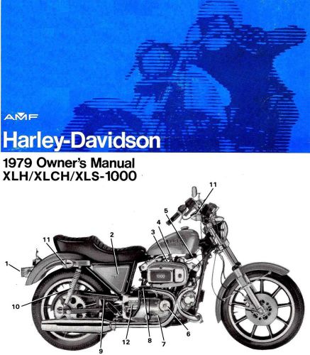 1979 harley-davidson sportster xlh xlch xls 1000 owners manual -sportster 1000