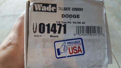 Brand new! 02-06 dodge 1/2 ton pickup tailgate cap protector wade #01471