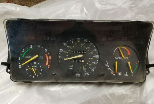 1987 saab 900 turbo speedometer turbo gas oil rpm gauges