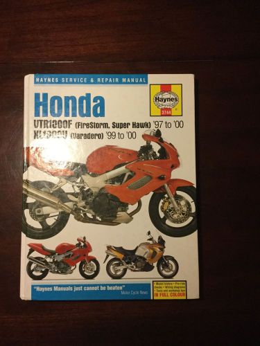 97-00 honda superhawk firestorm vl1000 v haynes repair manual