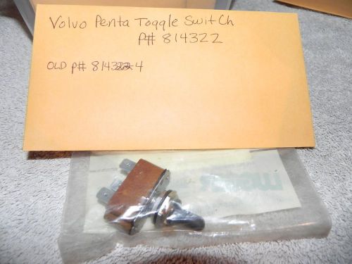 Volvo penta stern drive marine toggle switch p# 814322 previous p# 814322-4