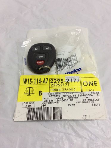 Gm oem keyless entry-transmitter 22952177