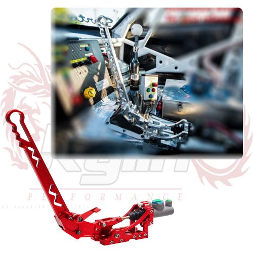 Kylin adjustable vertical hydraulic drift aluminum handbrake with gear red