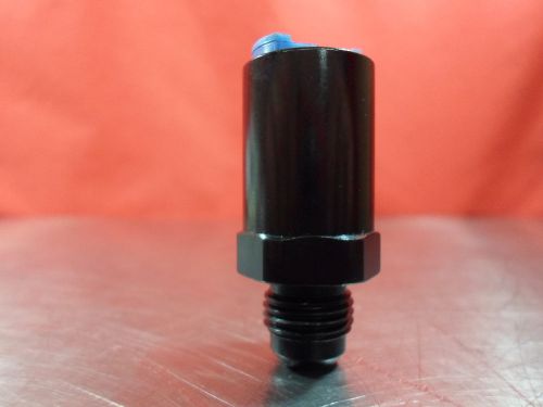 Fragola 491990 black aluminum  6an to 5/16&#034; female spring lock efi adapter