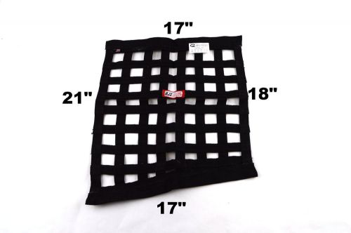 Rjs racing sfi 27.1 custom black ribbon window net 17 x 18 x 17 x 21