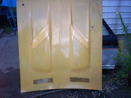 1970 barracuda / cuda original steel twin scoop hood 1971,1972,1973,1974 340,aar