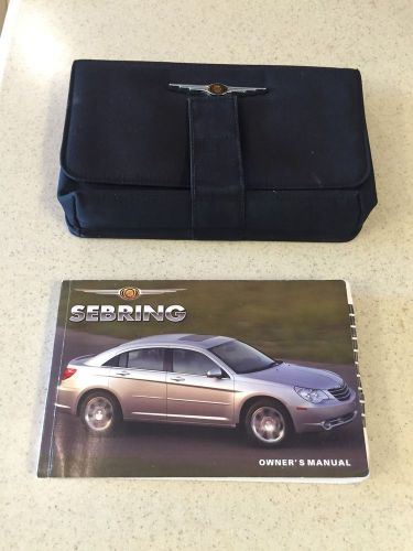 2007 chrysler sebring owners manual