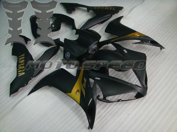 Free tank pad x2! fairing for yamaha 2004 2005 2006 yzf r1 plastic injection k26