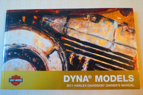 Harley davidson owners guide for 2011 dyna models new