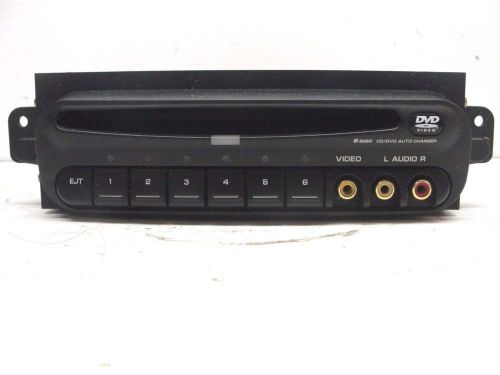 Chrysler town &amp; country rear dvd 6 disc player head unit oem 03-07 dodge caravan