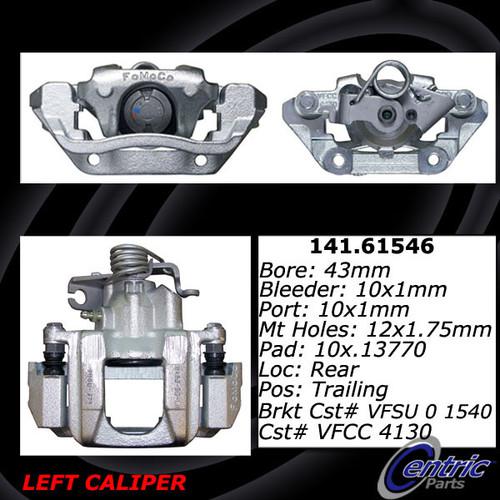 Centric 141.61546 rear brake caliper-premium semi-loaded caliper-preferred