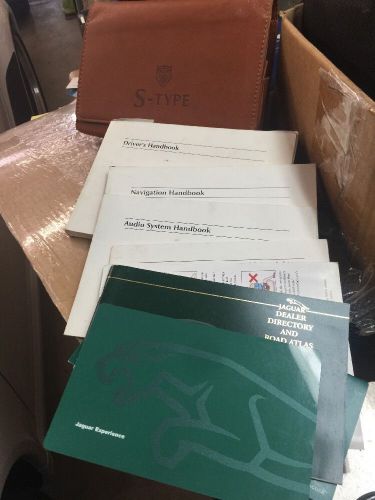 Jaguar s type 2002 complete owners manual set