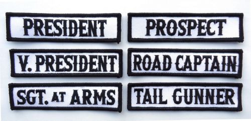 Son of out law mc club officer title 6 pc biker mc patch
