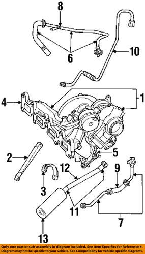 Mopar oem 4884447aa turbocharger-turbocharger gasket