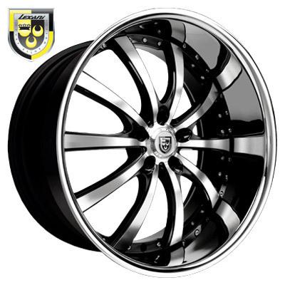 22" lexani lss 10 wheels rims tires 5x120 22x9 22x10 bmw 745 750 2003 2004 2005 