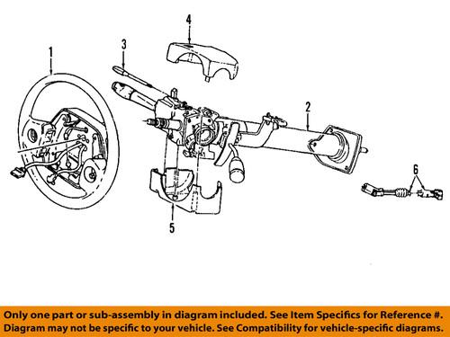 Dodge oem 5ge09xdhad steering column-shroud