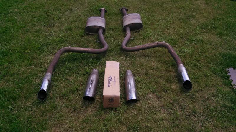 2003 - 2004 cobra irs exhaust. oem exhaust with 3" tips. very good condition.