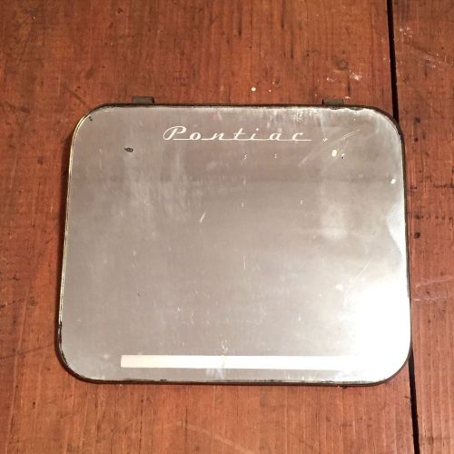 Vintage 50&#039;s pontiac  visor clip-on vanity mirror 6&#034; x 5&#034;