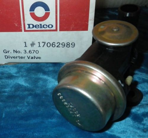 Nos 1969-1979 gm diverter valve #17062989 cadillac deville chevy olds 7030761