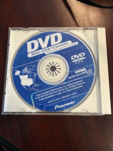 Pioneer navigation application disc for avic-d1