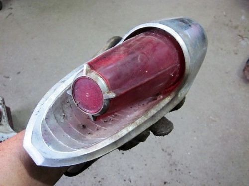 1962 mercury monterey left rear tailight housing with lens 2 door