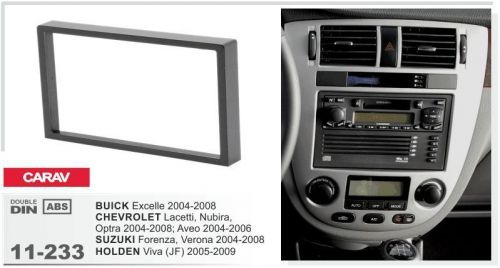 Carav 11-233 2din car radio dash kit face plate frame panel for chevrolet