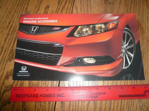 2011 honda dealer installed genuine accessories sales brochure