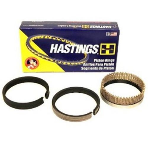 Moly piston ring set hastings 2m139 std pontiac sbc chevy 400 350 327 ford 302