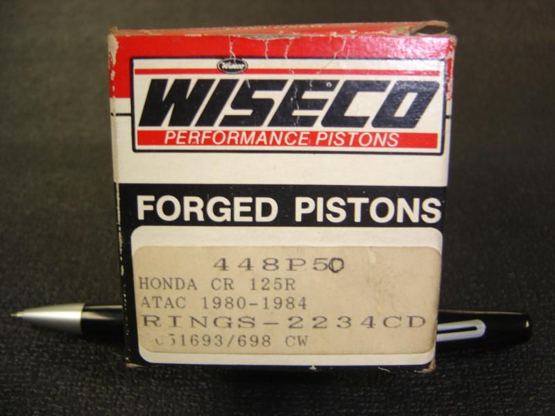 Wiseco piston kit cr125r 1980-1984 +.050" p/n 448p50