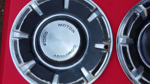 Vintage ford hubcaps - set of 4- 1967? galaxie? fairmont?