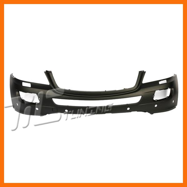 06-08 benz ml350 front bumper primered washer parktronic w/o sport 07 ml500