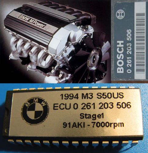 Bmw e36 m3 506 ecu (pre-ews) chip, stage 1