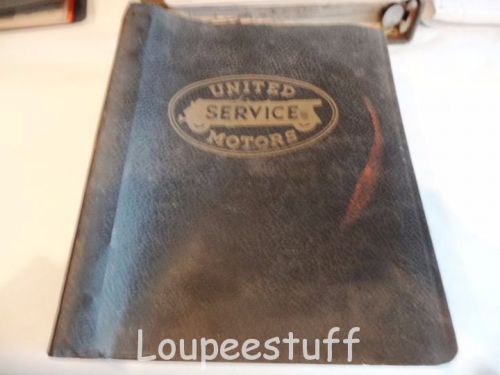 Original 1952 - 54 united motors delco service binder chevy mopar ford lh436