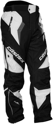 Castle x racewear fuel g5 mens snowmobile pants black/white