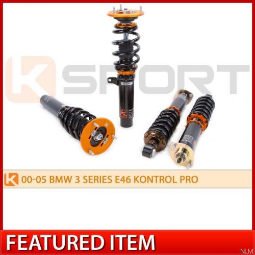 Ksport kontrol control pro coilovers kit for 1999 99 bmw 3 series e46 cbm030-kp