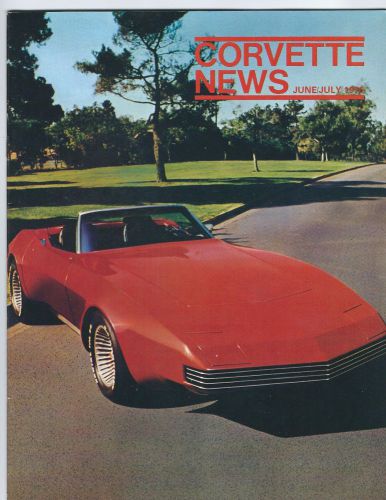 Corvette news magazine june/july 1976 original/mint condition