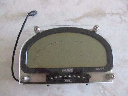 Motec sport sdl dash with motec slm (8mb logging, custom made protective case)