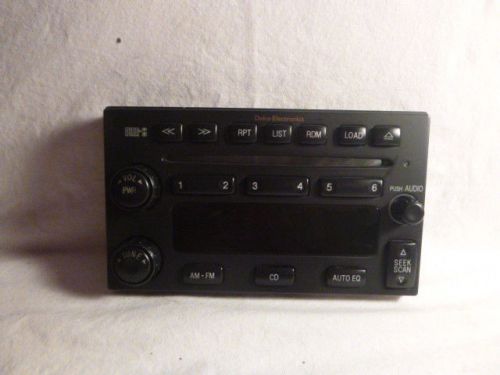 03-06 kia sorento radio cd mp3 faceplate 12239401 fp3319