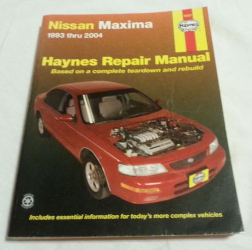 Haynes repair manual nissan maxima 1993-2004 #72021